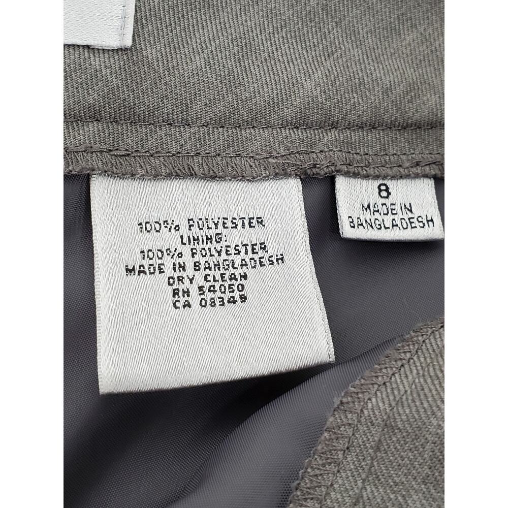 KASPER Women's Gray Dress Pants Sz 8 - Picture 8 of 8
